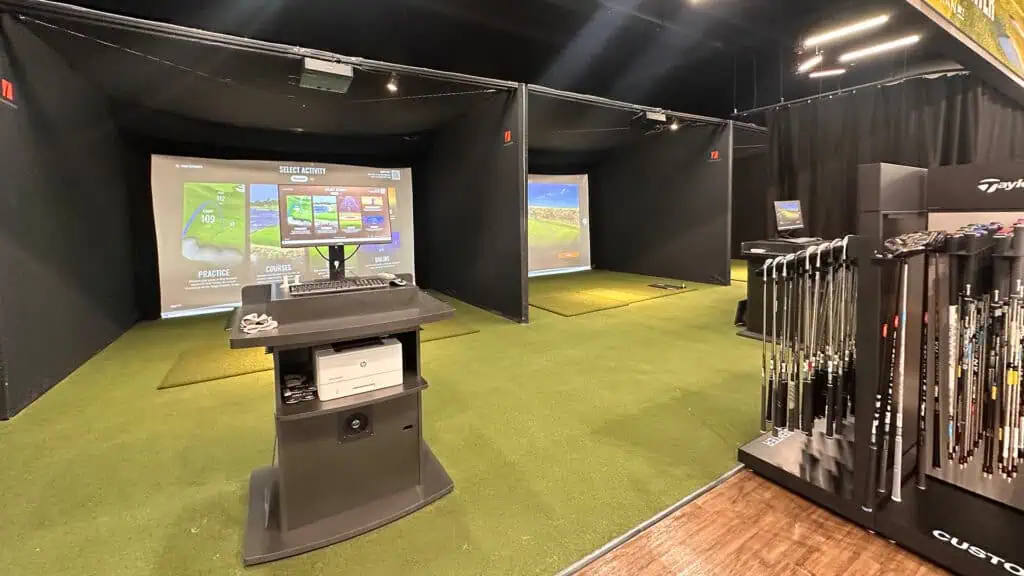 Simulator bays at Dick's House of Sport Tampa